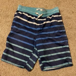 Old Navy boys striped Swim Trunks size S 6-7
